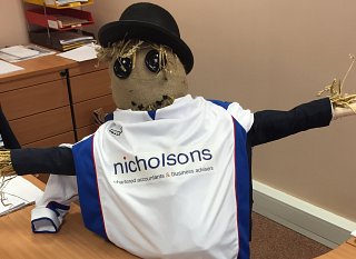 Nicholsons mascot Wozel the scarecrow to appear at this year's Show